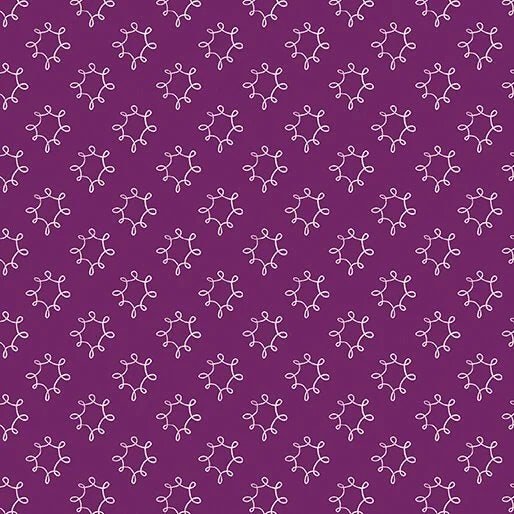 Wishflower quilting fabric 16697 67 in mauve palette