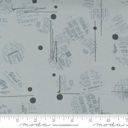 Modern Backgrounds — Even More Paper quilting fabric 1762 14 in ivory and gray palette