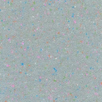 Shetland Flannel Speckle flannel 20537 185 in gray and ivory palette with aqua accents