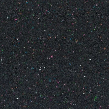 Shetland Flannel Speckle flannel 20537 2 in black and navy palette