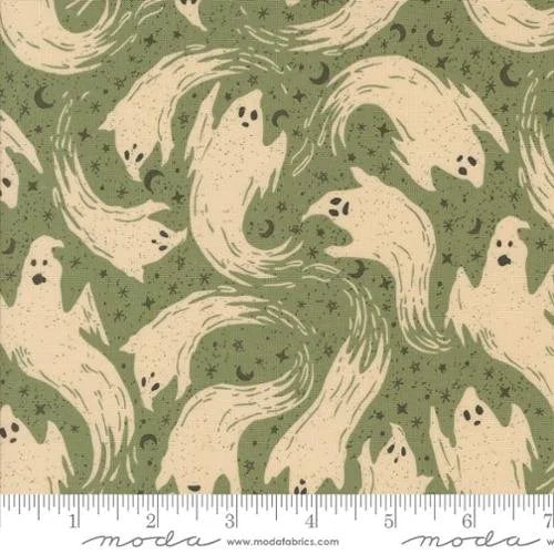 Home Sweet Haunt quilting fabric 20914 15 in yellow and gold palette