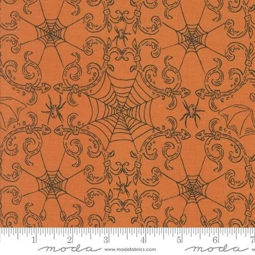 Home Sweet Haunt quilting fabric 20917 14 in orange and rust palette