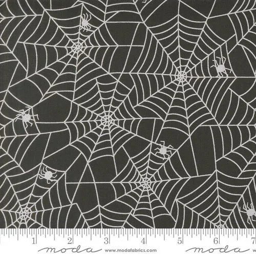 Fab-boo-lous quilting fabric 22484 23 in gray and charcoal palette with brown accents