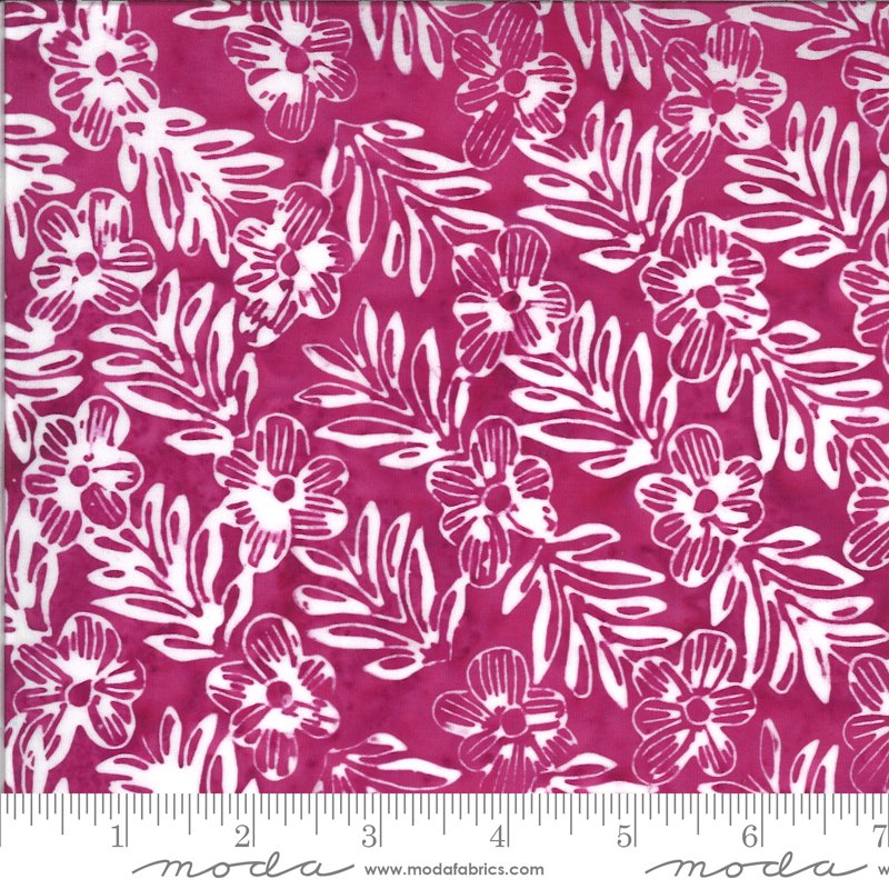 Batiks quilting fabric 27310 110 in pink and mauve palette