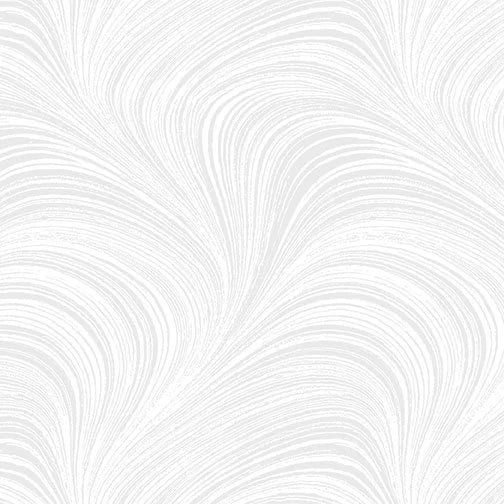 Wave Texture quilting fabric 2966 09 in white palette