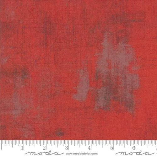 Grunge quilting fabric 30150 151 in red palette