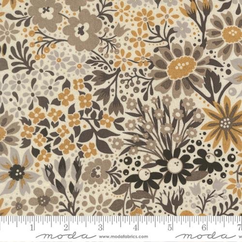 Posh quilting fabric 30770 11 in tan and gold palette with cream and brown accents