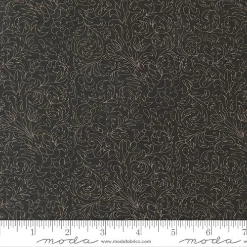 Posh quilting fabric 30773 18 in brown and charcoal palette