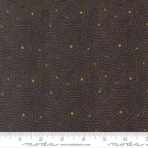 Night Owl quilting fabric 48428 24 in burgundy and rust palette with brown accents
