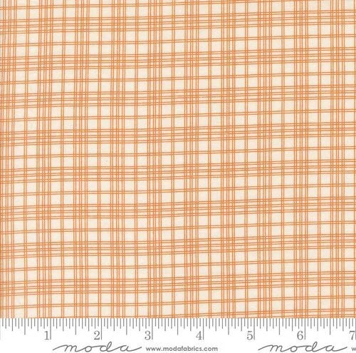 Pumpkin Spice Gatherings quilting fabric 49294 15 in peach and gold palette with cream accents