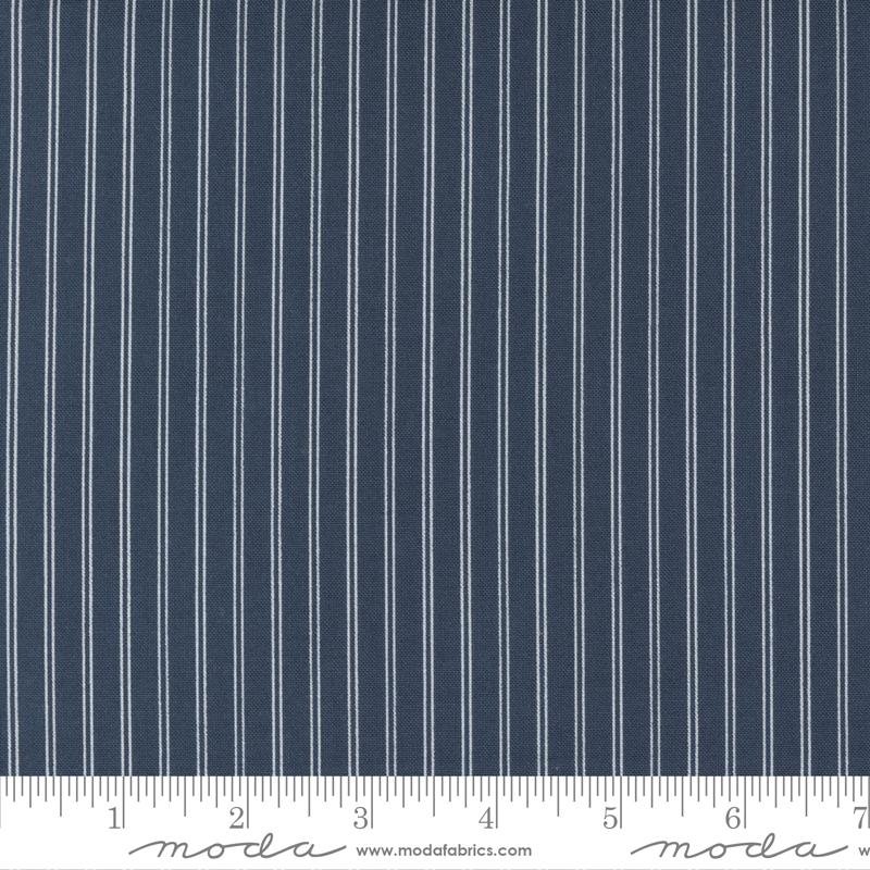Nantucket Summer quilting fabric 55267 13 in navy and blue palette