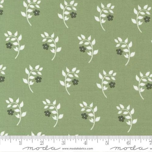 Dwell quilting fabric 55271 17 in green palette