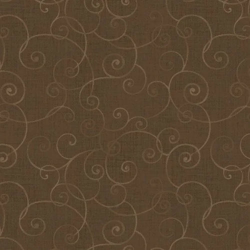 Whimsy Basics quilting fabric 8945 38 in brown palette