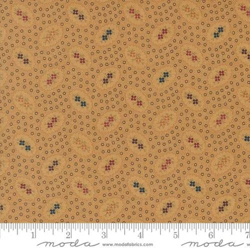 Chickadee Landing quilting fabric 9742 12 in gold palette