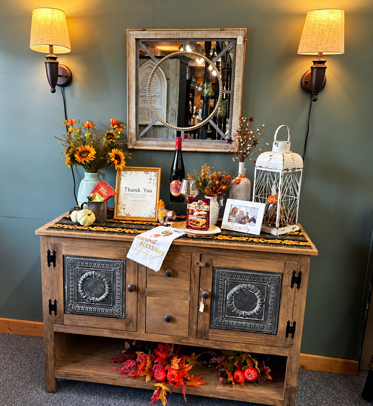 Autumn gifts and home decor displayed at Countryside Village