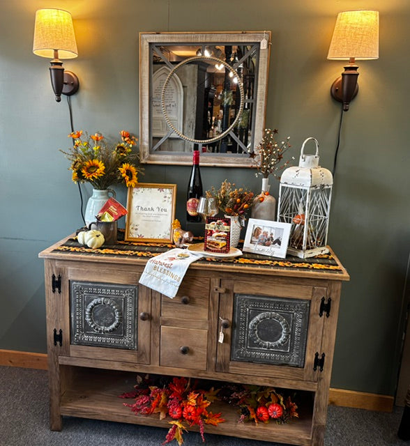 Autumn gifts and home decor displayed at Countryside Village