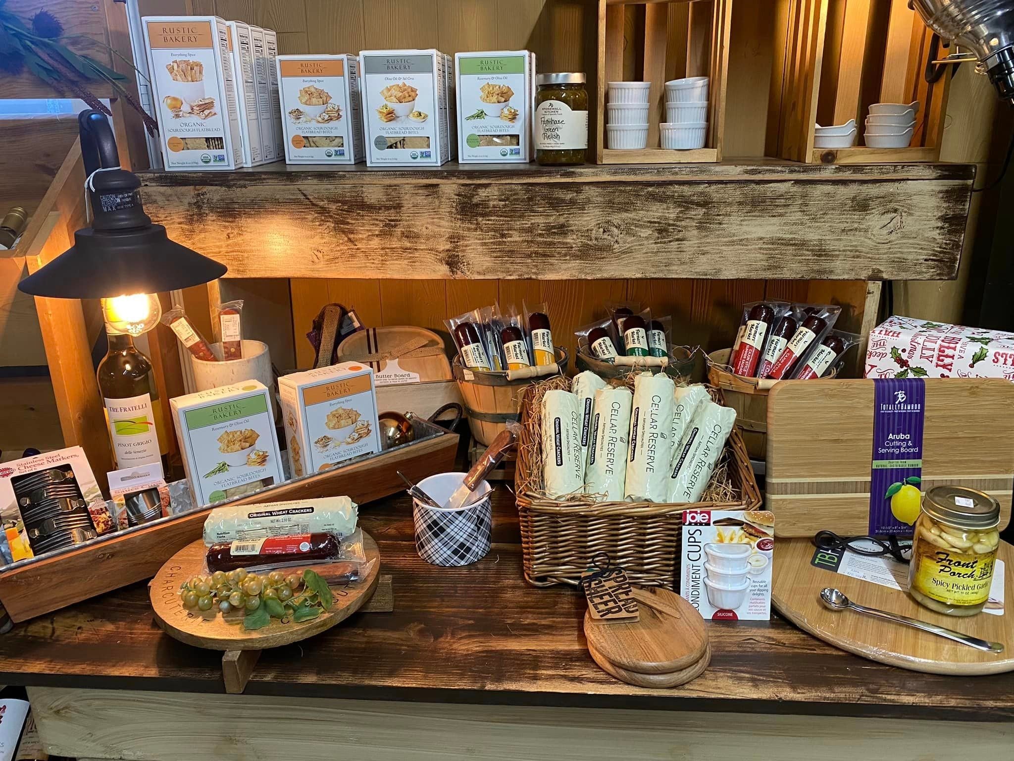 Gourmet foods and kitchenware inside Countryside Village